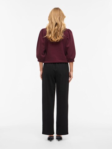 VILA Loose fit Trousers 'VIEllie' in Black
