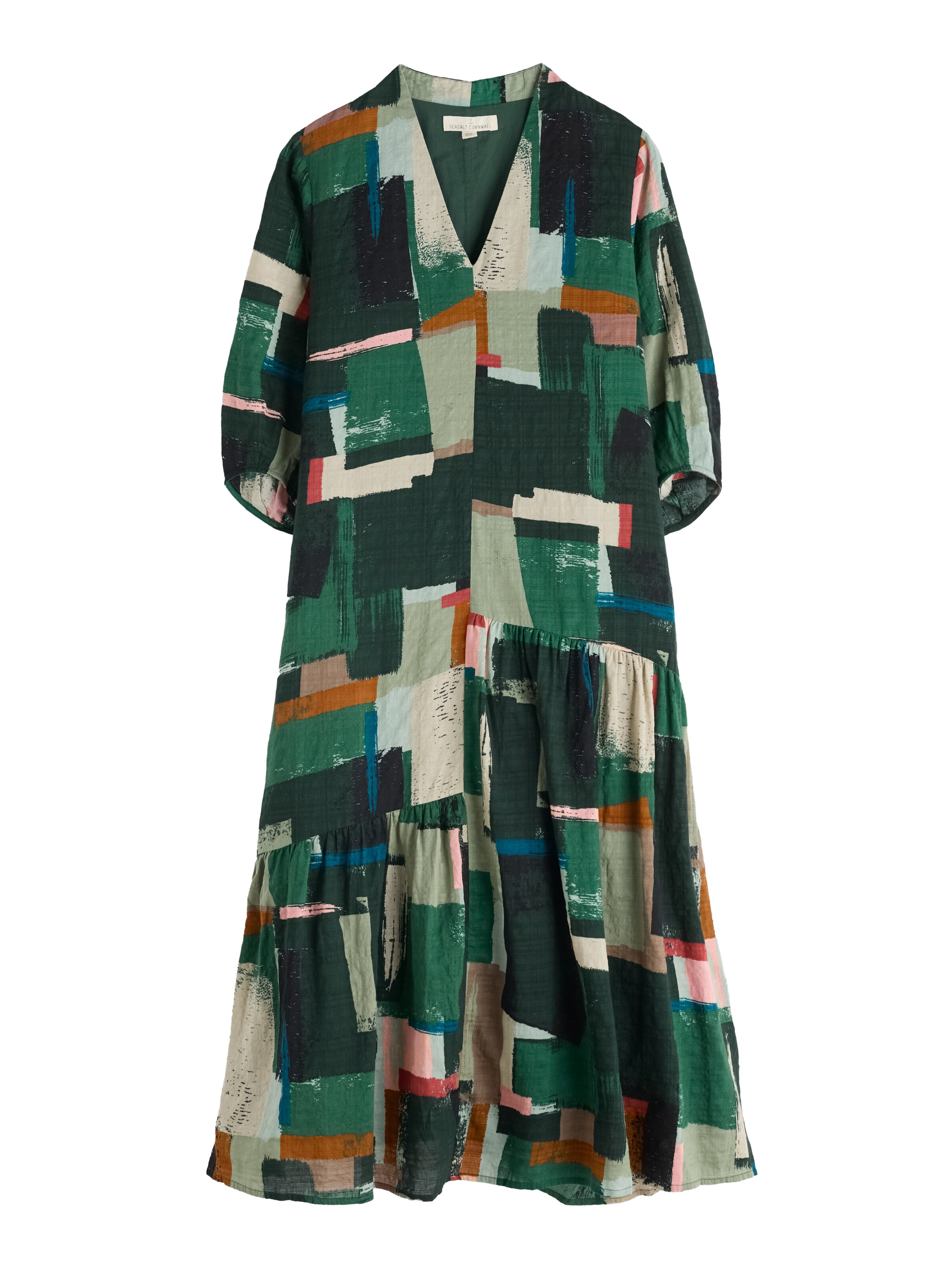 Abito 'Windblown' di Seasalt Cornwall in verde: frontale