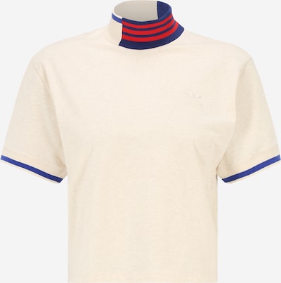 ADIDAS ORIGINALS T-shirt 'Rib Collar ' en marine / rouge / blanc, Vue avec produit