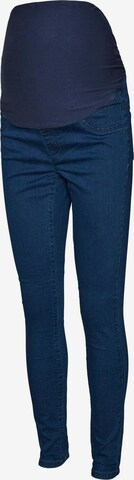 MAMALICIOUS Slimfit Jeans 'Echo' in Blauw: voorkant