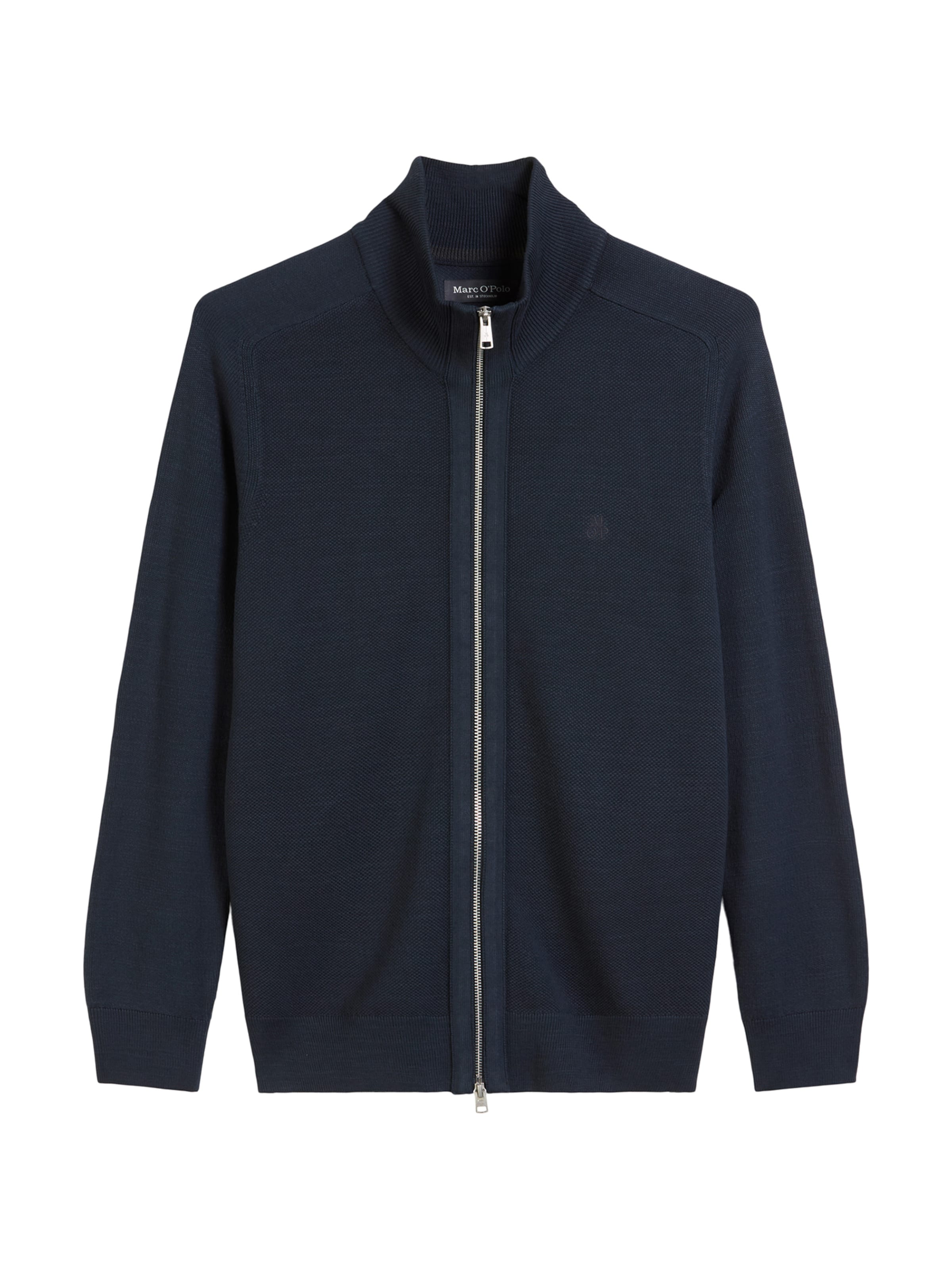 Geacă tricotată de la Marc O'Polo pe albastru: față