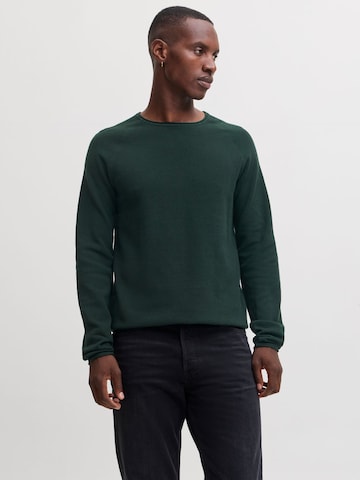 JACK & JONES Regular Fit Neulepaita 'JJEHill' värissä vihreä: etupuoli