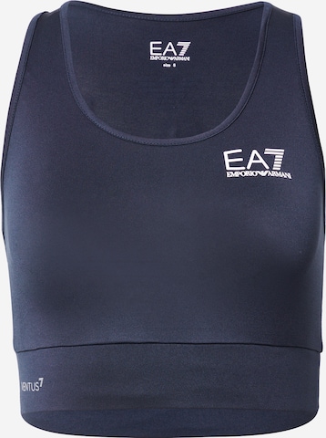 EA7 Emporio Armani Bustier BH in Blau: predná strana