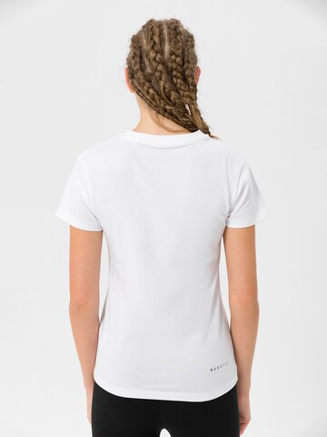 MOROTAI Shirt 'BRAND BASIC' in Weiß