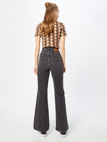 LEVI'S ® Slimfit Jeans '70s High Flare' i grå