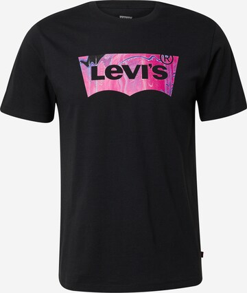 LEVI'S ® Tričko 'Graphic Crewneck Tee' - Čierna: predná strana