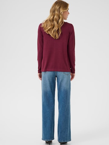 Kaffe Knit cardigan 'KAFenia Astrid' in Red