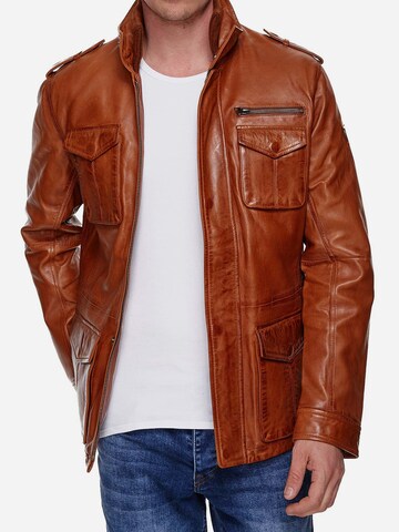 Tazzio Übergangsjacke '19706' in Braun: Vorderseite