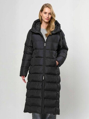 U.S. POLO ASSN. Wintermantel 'UWLisa' in Schwarz: Vorderseite