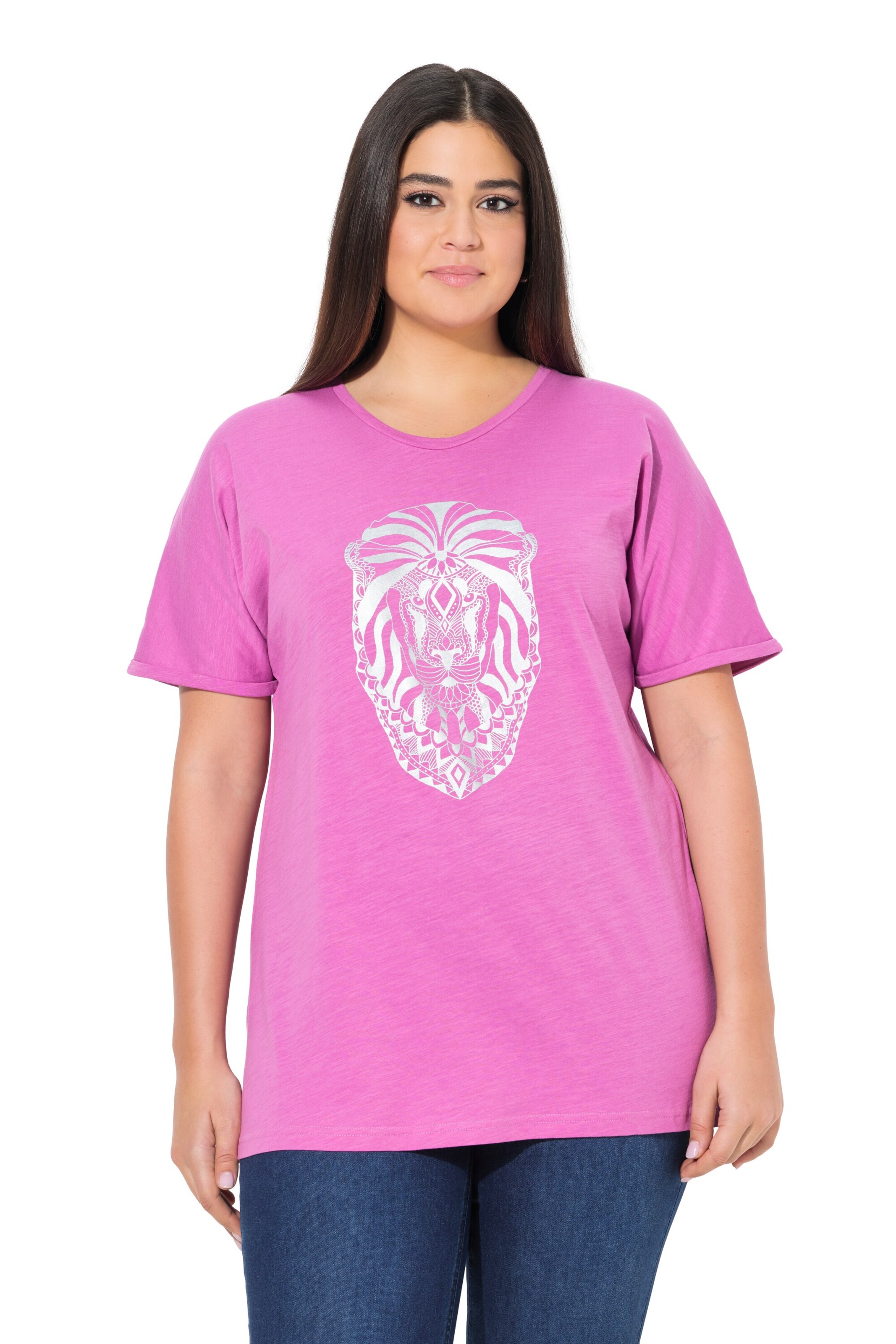 Ulla Popken Shirt in Pink: Vorderseite