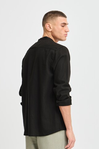 !Solid - Ajuste regular Camisa ' SDALLAN CHINA SH ' en negro