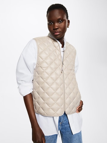 MANGO Bodywarmer 'Bang' in Beige: voorkant