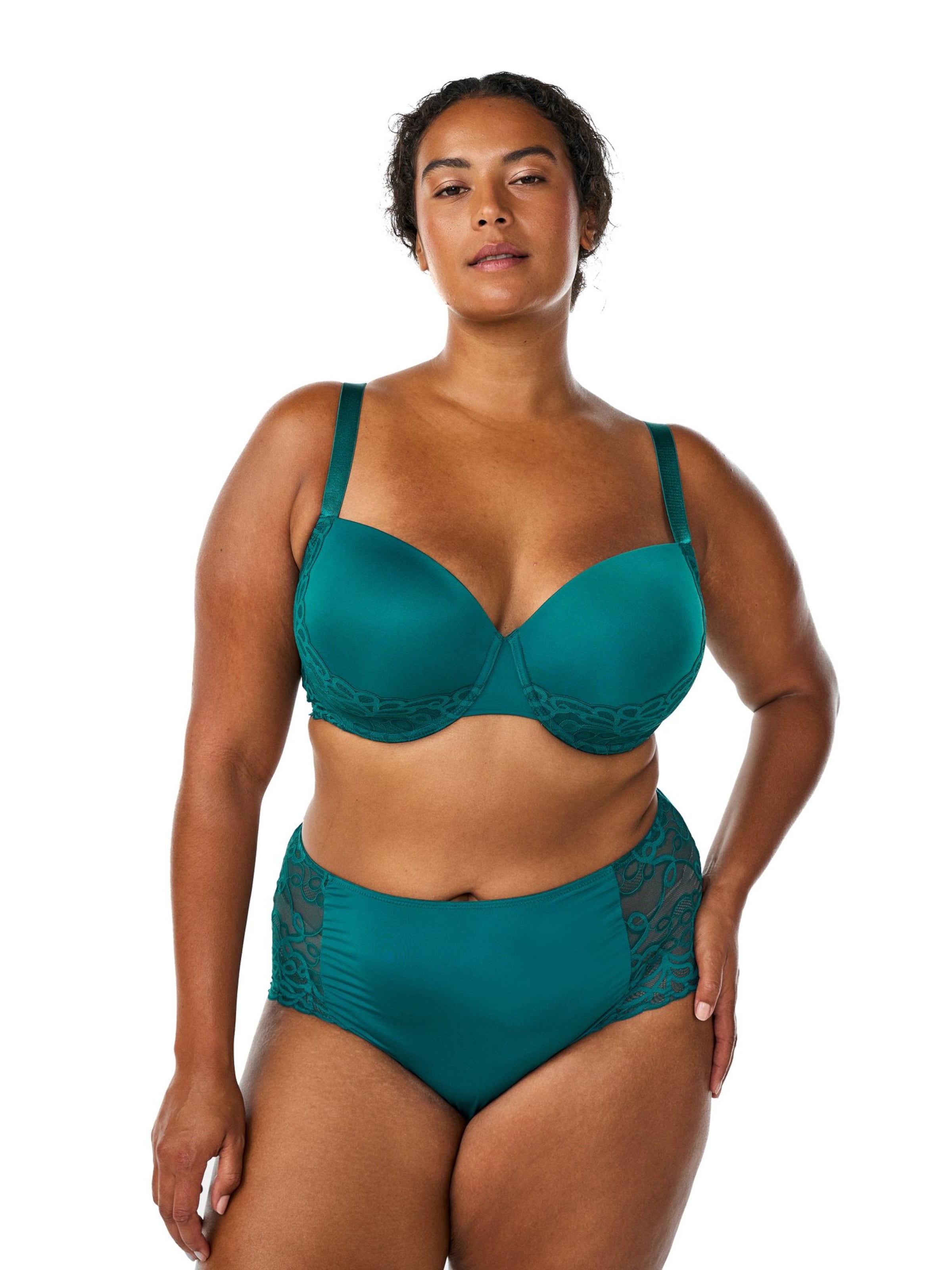 Devoted by Zizzi Трусы 'Lmerle' в Зеленый: спереди