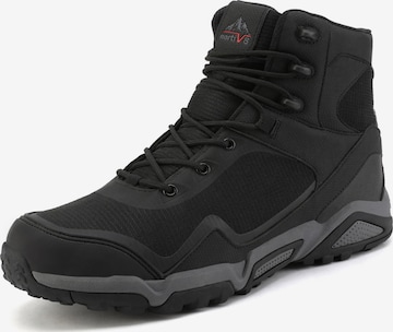 NORTIV 8 Boots in Black: front