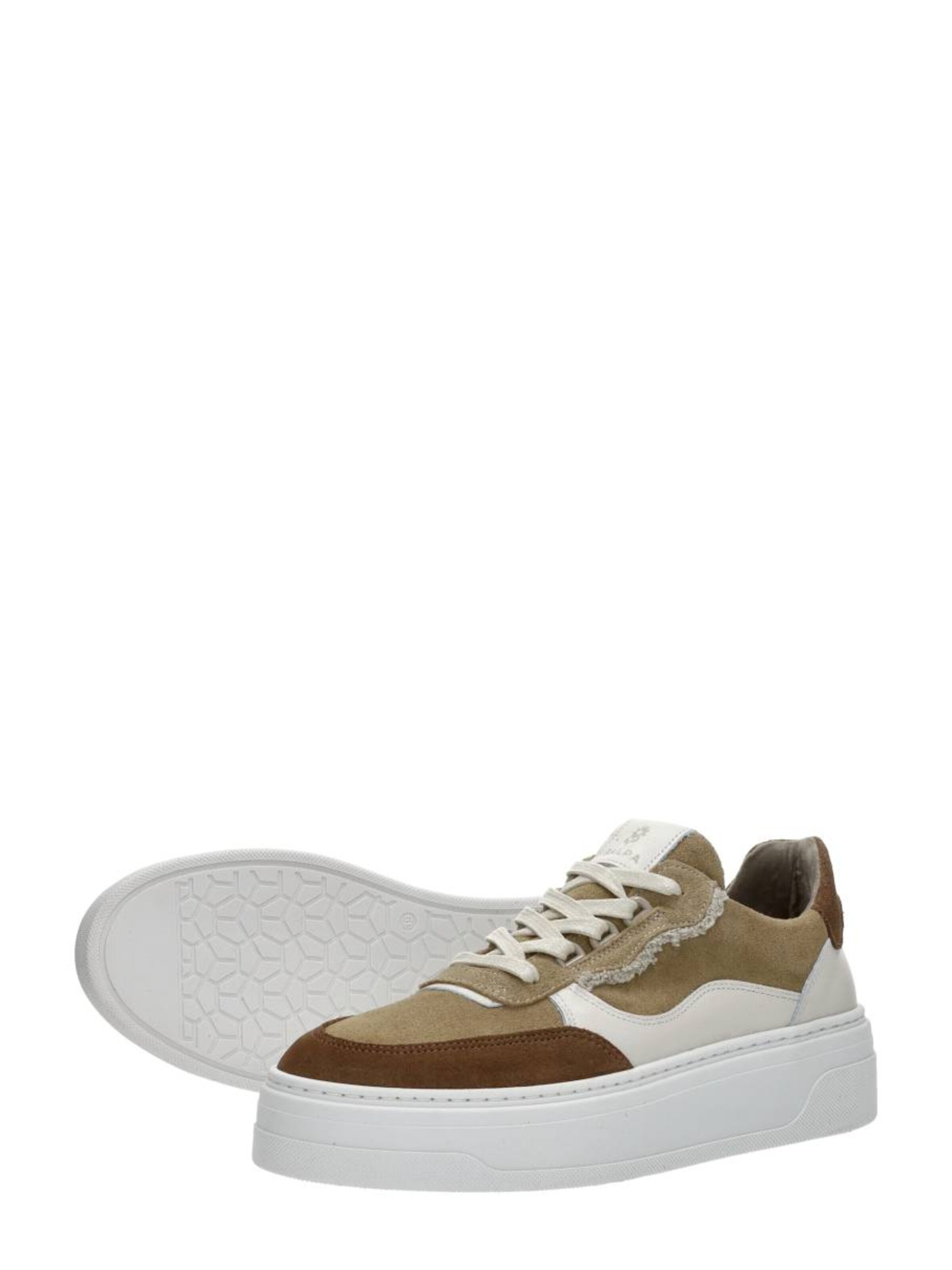 Palpa Platform trainers 'Sneakers Laag' in Beige
