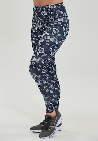 ENDURANCE Slimfit Sportbroek 'Wennie' in Blauw: voorkant