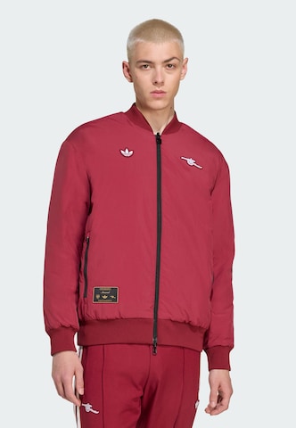 Veste mi-saison 'FC Arsenal Terrace Icons' ADIDAS ORIGINALS en rouge : devant