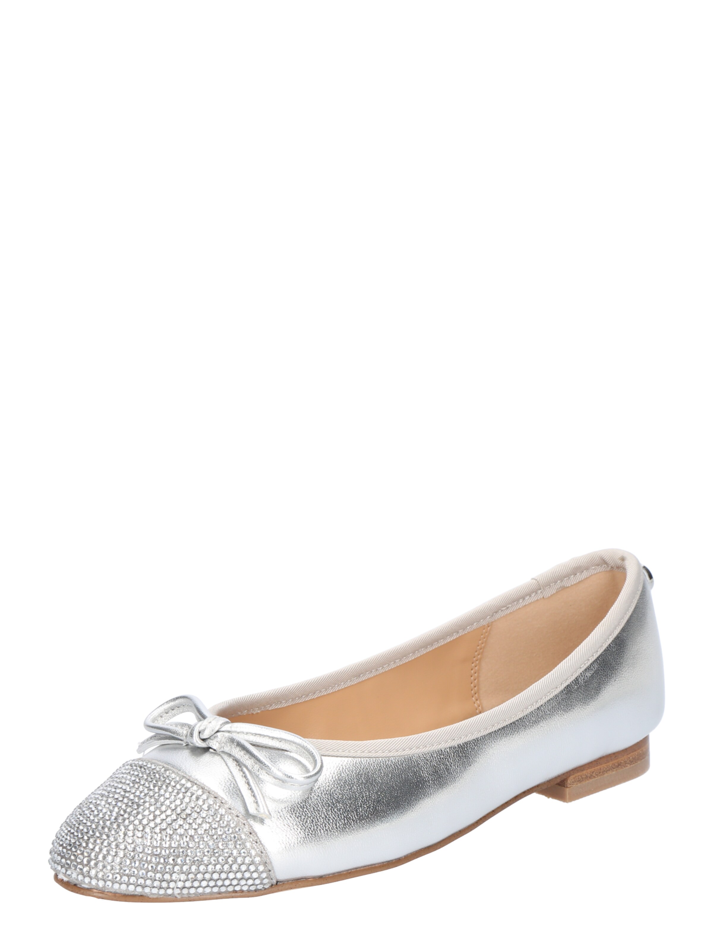 STEVE MADDEN Ballerina 'Ellison' in Silber: Vorderseite