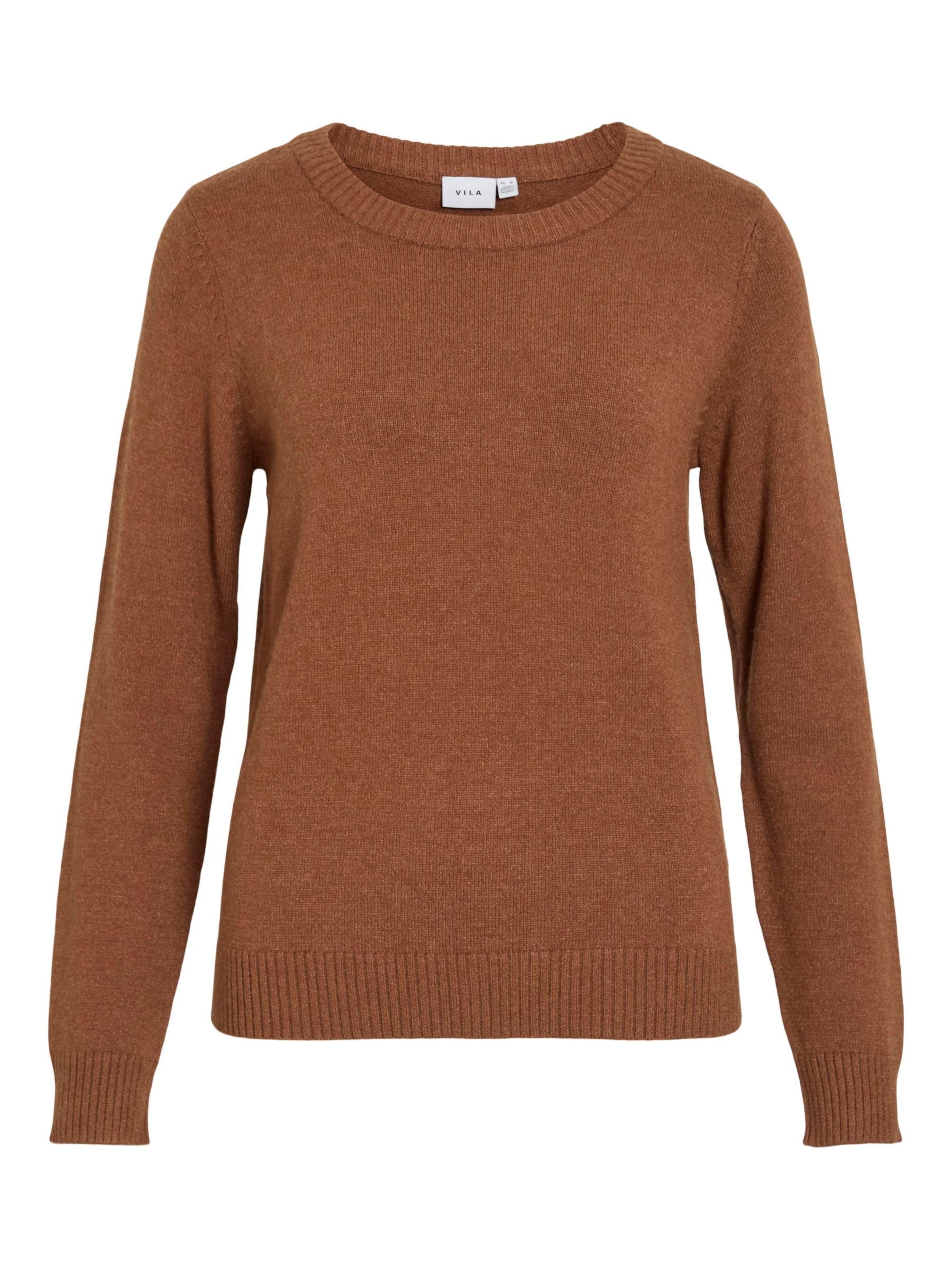 Pullover 'VIRIL' VILA di colore marrone, Visualizzazione prodotti