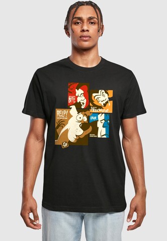 ABSOLUTE CULT Shirt 'Squares' in Black: front