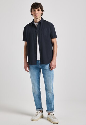 Street One MEN Regular fit Button Up Shirt in Blue