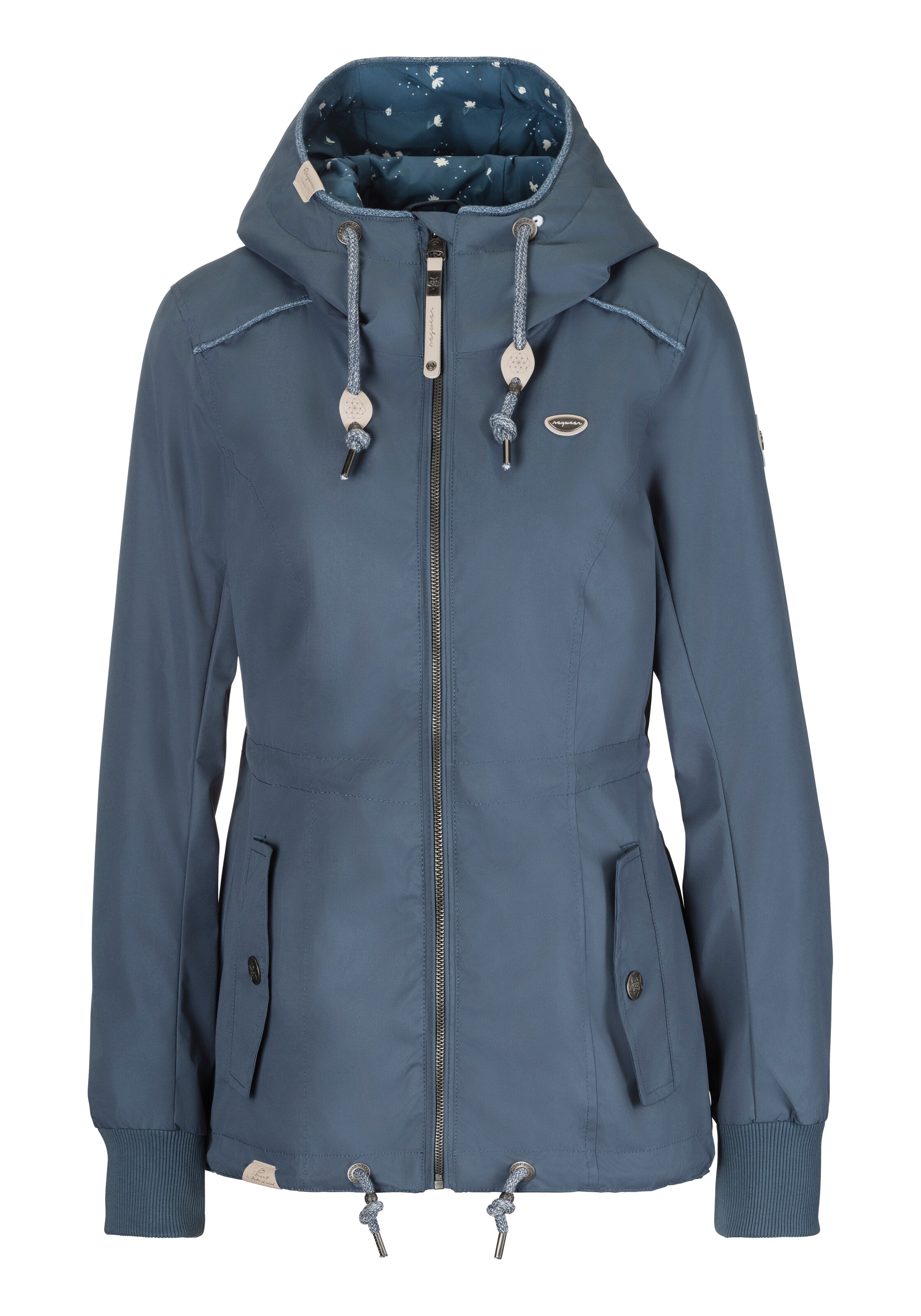Ragwear Performance Jacket in Blue: front