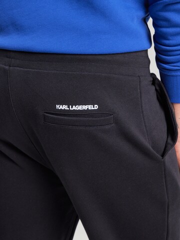 Karl Lagerfeld Tapered Hose in Schwarz