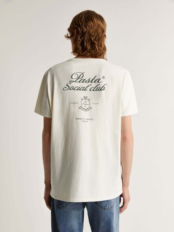 Scalpers T-shirt 'Pasta' i vit