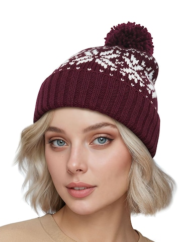 Neverless Beanie '9808' in Red