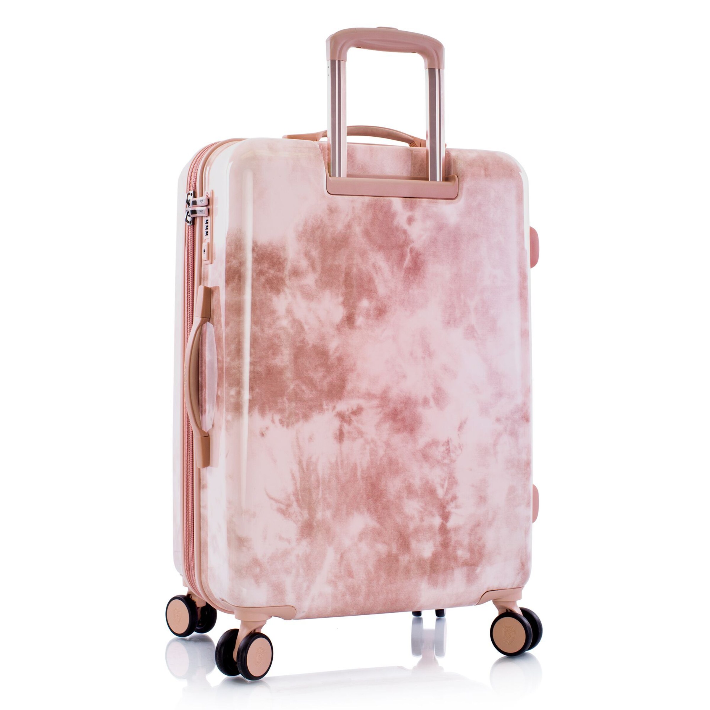 Heys Suitcase Set 'Black Camo' in Pink