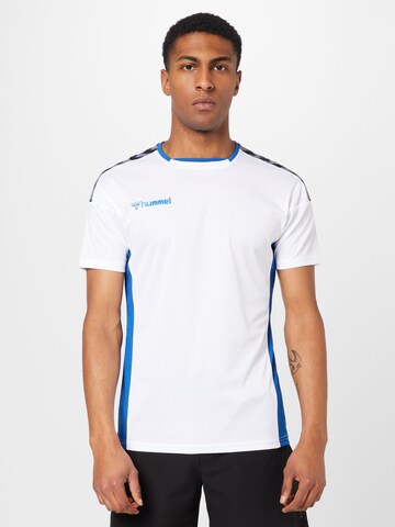 balta Hummel Sportiniai marškinėliai: priekis