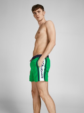 JACK & JONES Board Shorts 'Crete' in Green