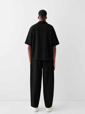 Bershka Wide leg Trousers in Black