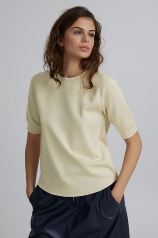 b.young Sweatshirt 'PUSTI' in Beige: front