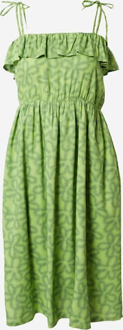Rochie de vară de la Compania Fantastica pe verde: față