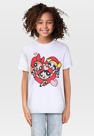 Mister Tee Tričko 'Power Puff Girls' – bílá