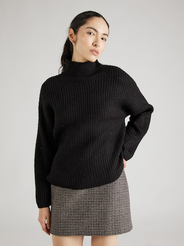 Gina Tricot Sweater in Black: front