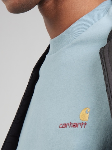 Carhartt WIP - Camiseta 'American Script' en azul