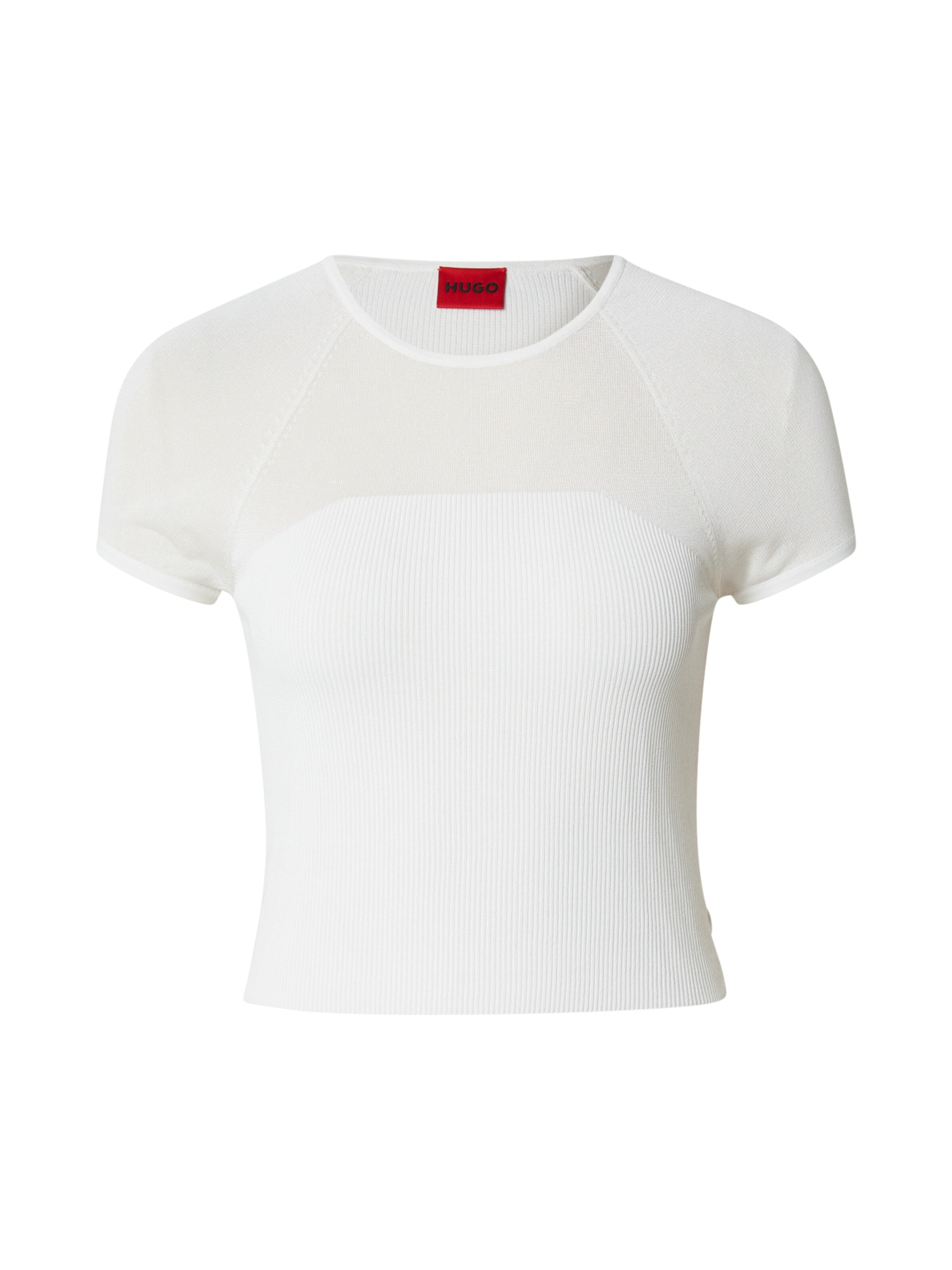 HUGO Tričko 'Slevetta' - Biela: predná strana