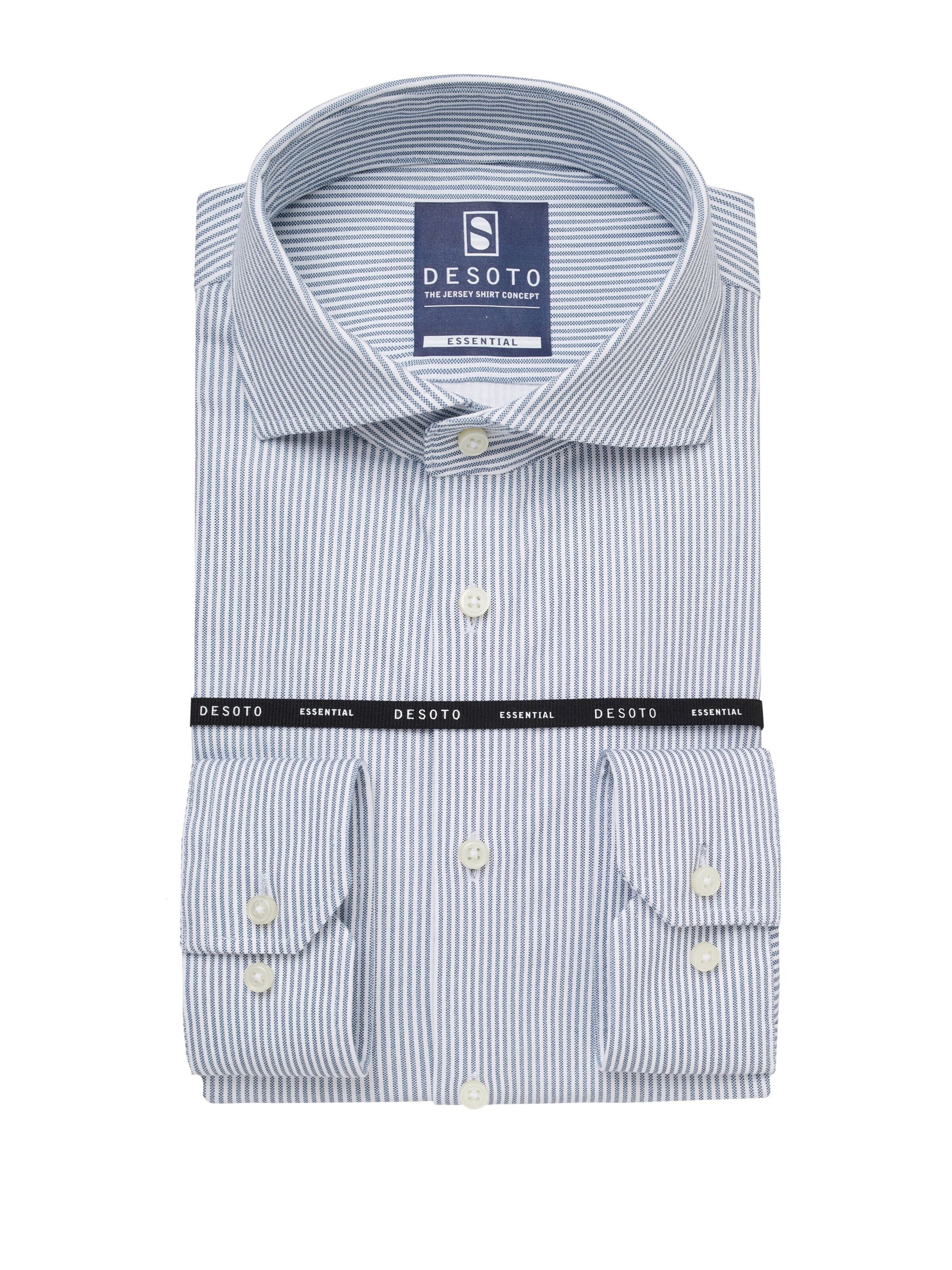 Coupe slim Chemise DESOTO en bleu : devant