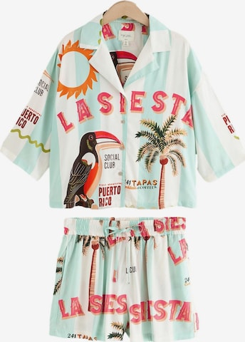 Next Pyjama värissä sininen: etupuoli