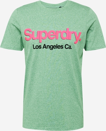 Maglietta di Superdry in verde: frontale