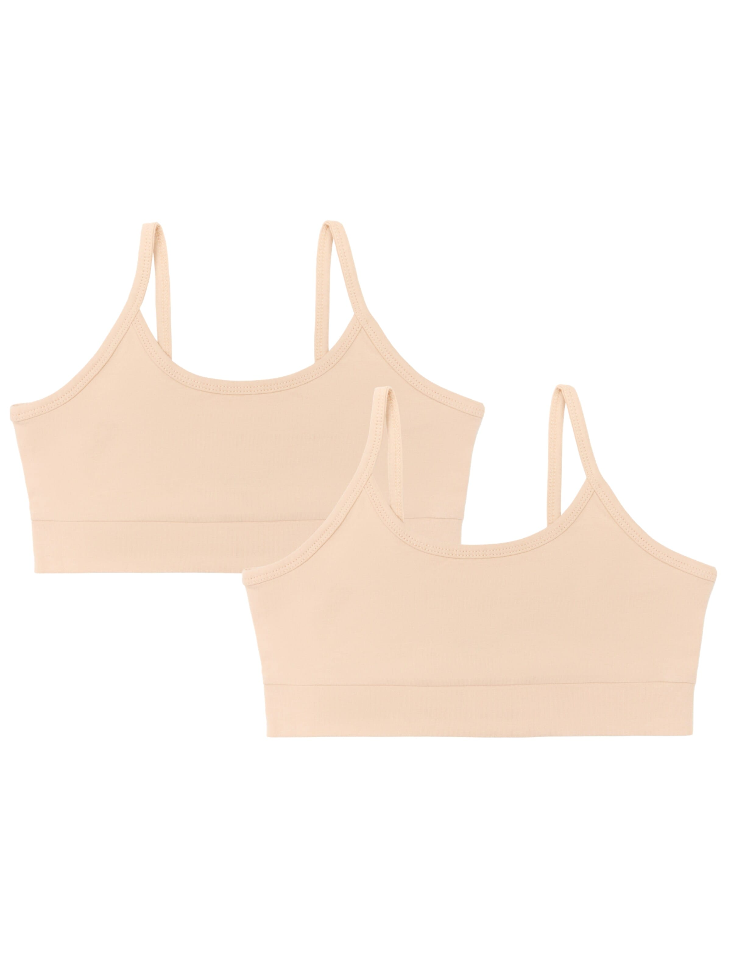 Albero Natur Bralette Bra in Beige: front