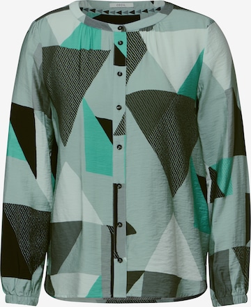 CECIL Knit Cardigan in Green: front