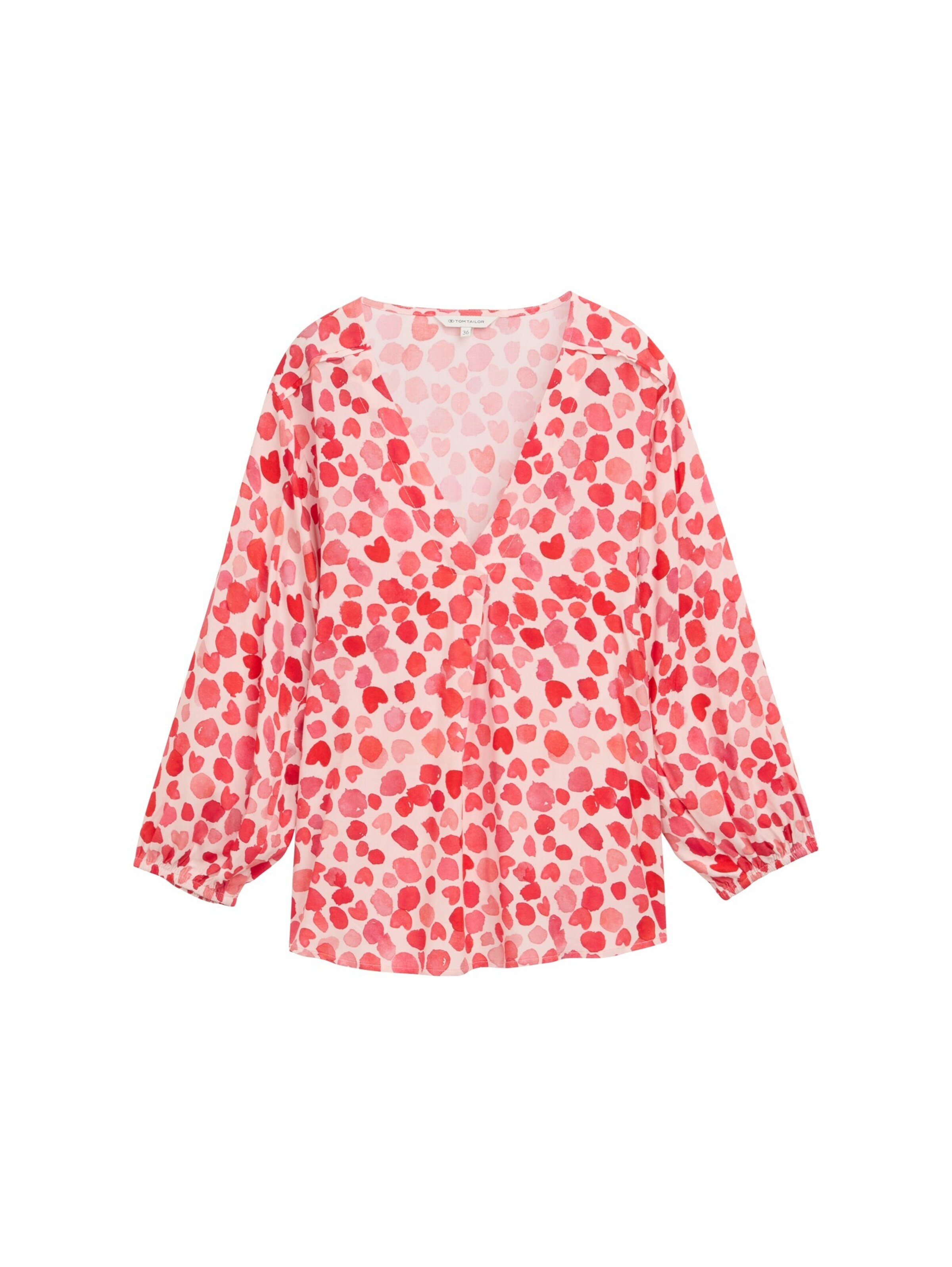 TOM TAILOR Blouse in Rood: voorkant