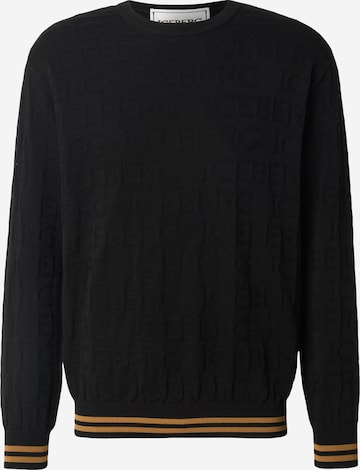 Pullover di ICEBERG in nero: frontale