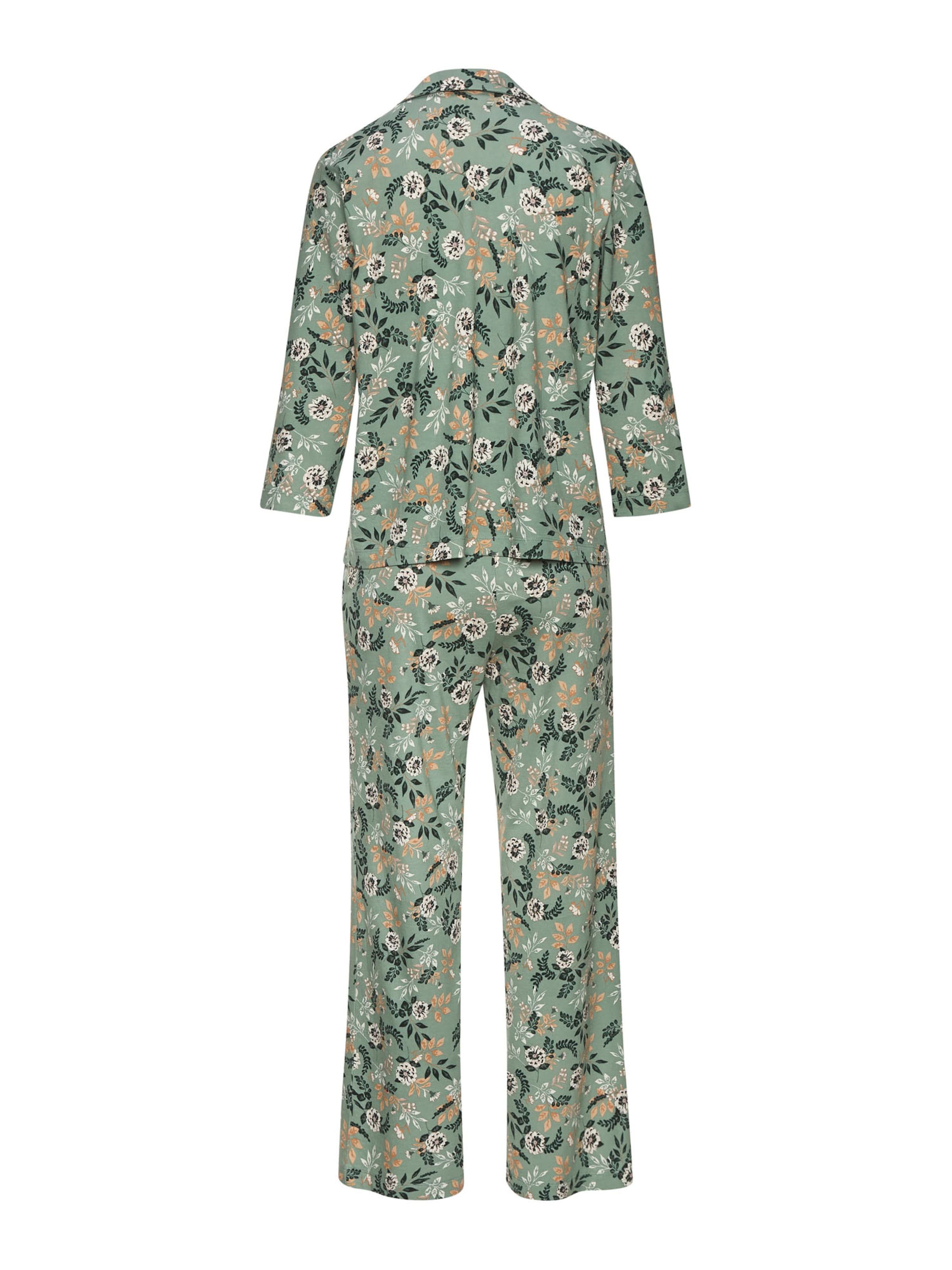 VIVANCE Πιτζάμα σε πράσινο: πίσω