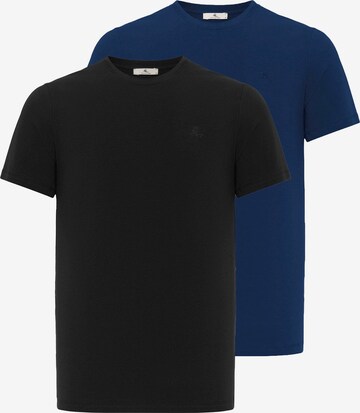 T-Shirt Daniel Hills en bleu : devant