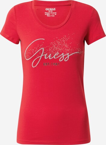 GUESS Shirt in Rot: front