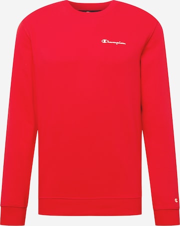 Champion Authentic Athletic Apparel Sweatshirt in Red: front